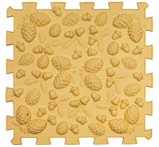 Masážní podložka Puzzle Mix Pastel 12 prvků - Počet prvků: 12