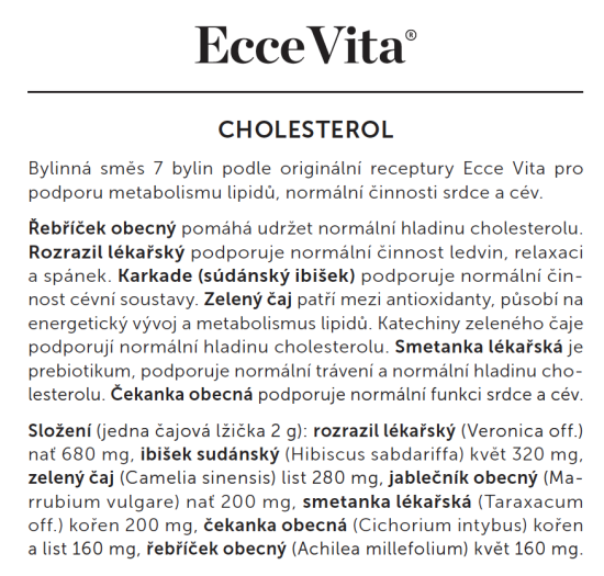 Bylinná směs Cholesterol