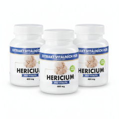 Hericium, Lví hříva 360 kapslí 2 + 1 ZDARMA