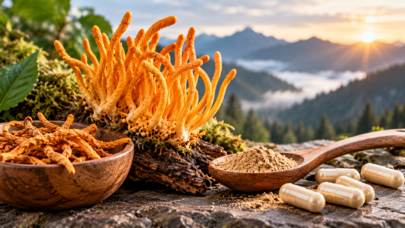 Cordyceps: účinky, dávkování a nejčastější otázky