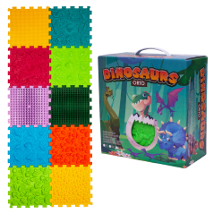 Masážní podložka Puzzle Dinosauři 10 prvků