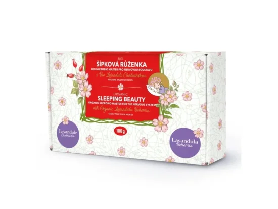 Šípková růženka - 30denní BIO kúra pro kvalitní spánek Rodinné balení na měsíc, 180g