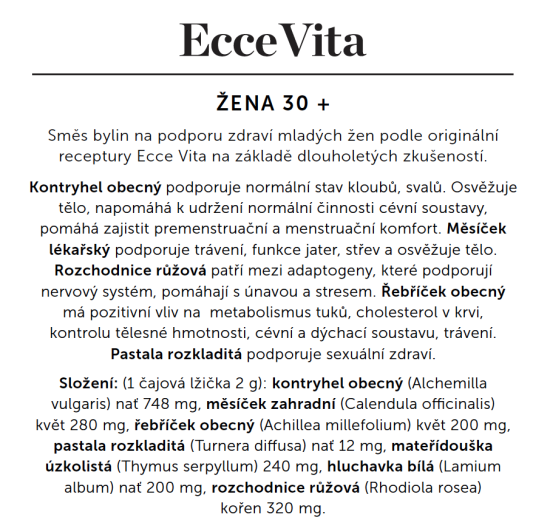 Bylinný čaj Žena 30+