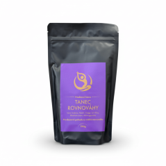 Houbová káva "Tanec Rovnováhy" (káva Arabica, Reishi, Chaga, Lví hříva, Rhodiola rosea, Ashwagandha) 250 g