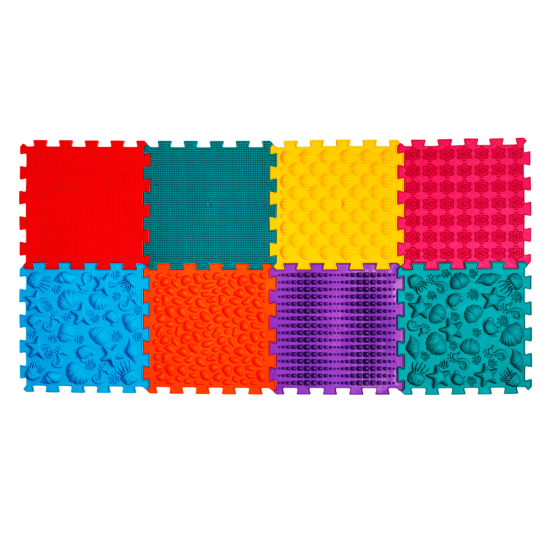 Masážní ortopedické podložky Ortek "Puzzle Námořní" 8 modulů