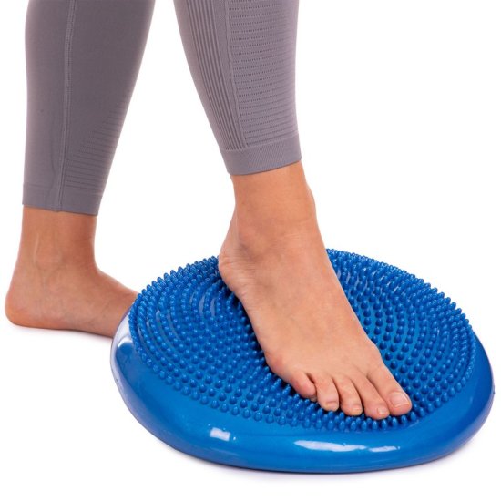 Masážní balanční poduška průměr 33 cm s pumpičkou