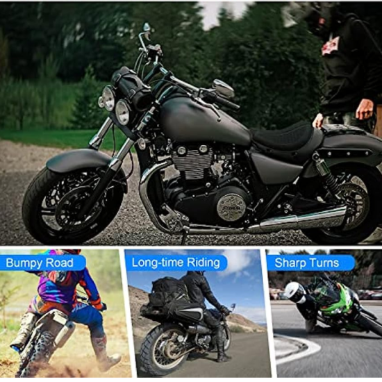 Gelový polštář s voštinovou strukturou na sedlo motocyklu nebo mopedu