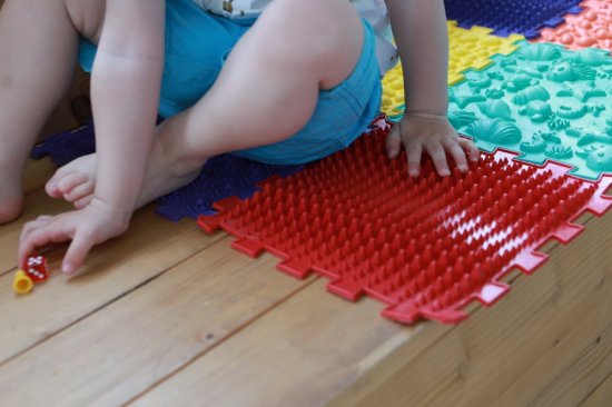 Masážní ortopedické podložky Ortek "Puzzle Námořní" 8 modulů