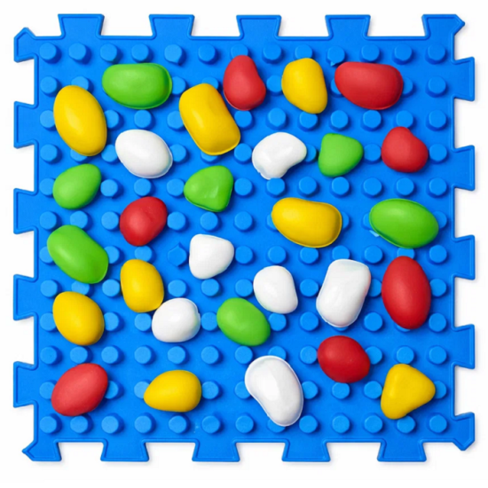 Masážní podložka Mix Puzzle 10 dílů + modul kameny
