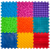 Masážní ortopedická podložka Puzzle Mix 9 modulů