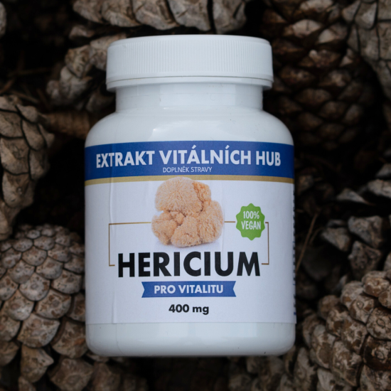 Hericium, Lví hříva min.30% polysacharidů