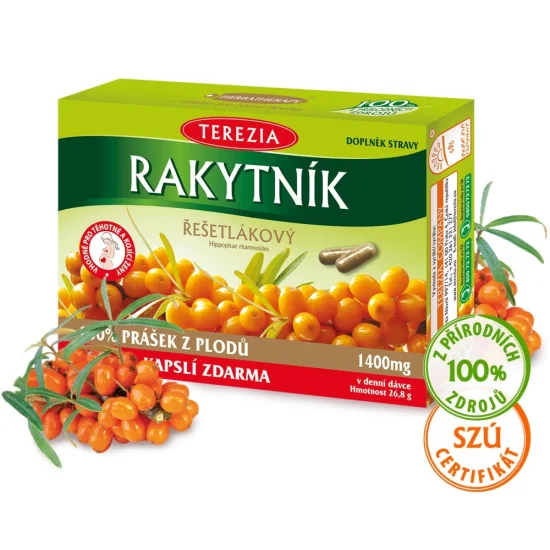 Rakytník řešetlákový 60 kapslí