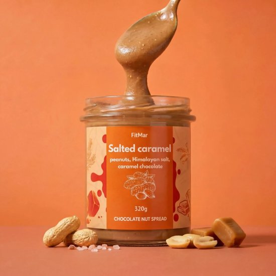 Arašídový slaný karamel - Gramáž: 190 g