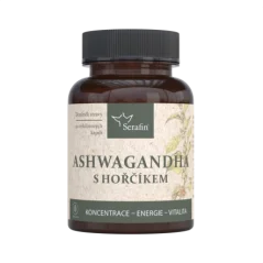 Ashwagandha + hořčík 90 kapslí